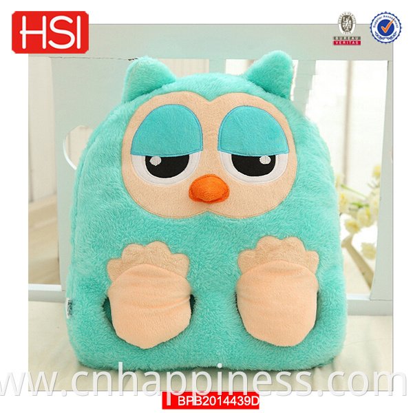 Amazon hot sale Cute Kid School bags Cartoon Character 3D Style Plush bags for children